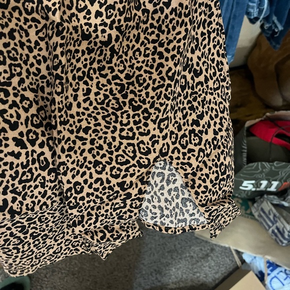 Reformation mini dress with slit. - Picture 2 of 2